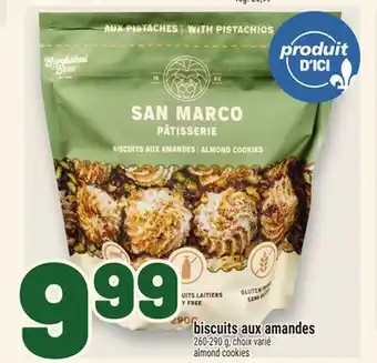 Metro BISCUITS AUX AMANDES | ALMOND COOKIES offer