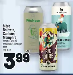 Metro BIÈRE BOLDWIN, CANTONS, MEMPHRÉ | BEER offer