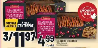 Metro CRAQUELINS IRRÉSISTIBLE | IRRÉSISTIBLE CRACKERS offer