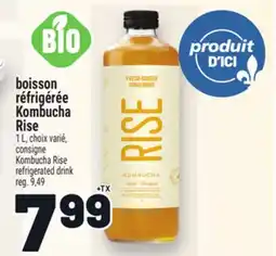 Metro BOISSON RÉFRIGÉRÉE KOMBUCHA RISE | KOMBUCHARISE REFRIGERATED DRINK offer