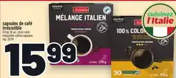 Metro CAPSULES DE CAFÉ IRRÉSISTIBLE | IRRÉSISTIBLE COFFEE CAPSULES offer