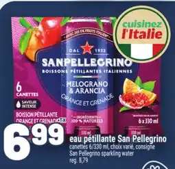 Metro EAU PÉTILLANTE SAN PELLEGRINO | SAN PELLEGRINO SPARKLING WATER offer