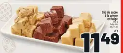 Metro TRIO DE SUCRE À LA CRÈME ET FUDGE | FUDGE TRIO offer