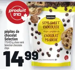 Metro PÉPITES DE CHOCOLAT SELECTION | SELECTION CHOCOLATE CHIPS offer