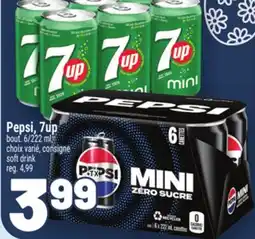Metro PEPSI, 7UP SOFT DRINK offer
