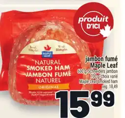 Metro JAMBON FUMÉ MAPLE LEAF | MAPLE LEAF SMOKED HAM offer
