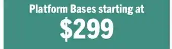 The Brick Platform Bases offer