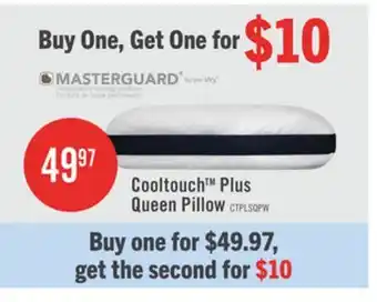 The Brick Masterguard Cooltouch Plus Queen Pillow offer