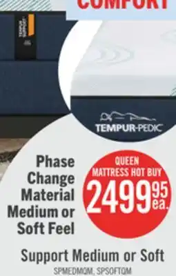 The Brick Tempur-Pedic TEMPUR Support Medium Twin XL Mattress Set offer