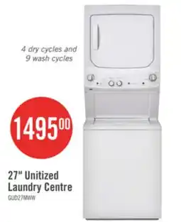 The Brick 27 Unitized Laundry Centre offer