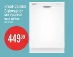 The Brick Amana 24 59 dBA Front-Control Dishwasher with Triple Filter Wash System - White - ADFS2524RW offer