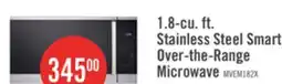 The Brick LG 1.8 Cu. Ft. Smart Over-the-Range Microwave with EasyClean - MVEM1825X offer