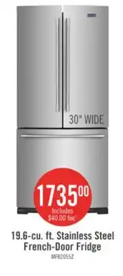 The Brick Maytag 30 19.6 Cu. Ft. French-Door Refrigerator - Fingerprint Resistant Stainless Steel offer