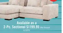 The Brick Alto 2-Piece Ultra Plush Faux Fur Fabric Sectional with Dual Cupholders and USB Ports - Mink Taupe offer