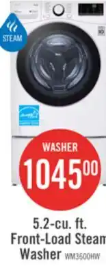 The Brick Electrolux 5.2 Cu. Ft. Front-Load High-Efficiency Steam Washer - White - Stackable - ELFW7437AW offer