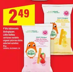Maxi P'TITS BÂTONNETS BIOLOGIQUES LITTLE BELLIES | ORGANIC PICK-ME STICKS offer