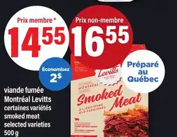 Maxi VIANDE FUMÉE MONTRÉAL LEVITTS, SMOKED MEAT offer