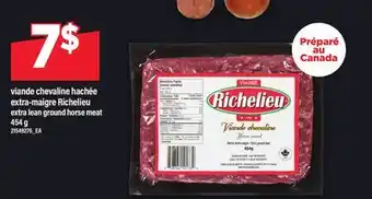 Maxi VIANDE CHEVALINE HACHÉE EXTRA-MAIGRE RICHELIEU | EXTRA LEAN GROUND HORSE MEAT offer