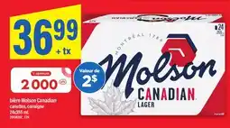 Maxi BIÈRE MOLSON CANADIAN CANETTES, CONSIGNE offer