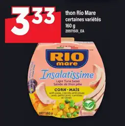 Maxi thon Rio Mare offer