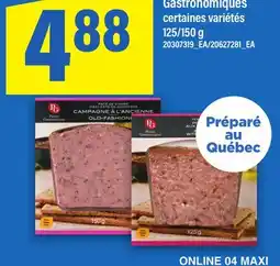 Maxi pâté Plaisirs Gastronomiques, 125/150 g offer
