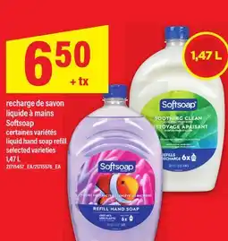 Maxi RECHARGE DE SAVON LIQUIDE À MAINS SOFTSOAP | LIQUID HAND SOAP REFILL offer