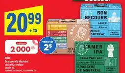 Maxi BIÈRE BRASSEUR DE MONTRÉAL offer