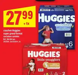 Maxi COUCHES HUGGIES SUPER GRAND FORMAT offer