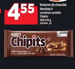 Maxi BRISURES DE CHOCOLAT HERSHEY'S | CHIPITS offer