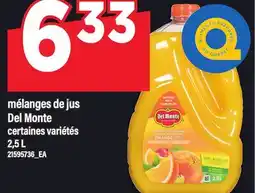 Maxi MÉLANGES DE JUS DEL MONTE offer