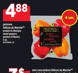 Maxi POIVRONS DÉLICES DU MARCHÉMC | SWEET PEPPERS offer