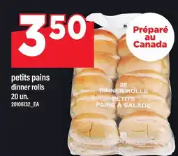 Maxi PETITS PAINS | DINNER ROLLS, 20 UN offer