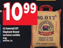 Maxi RIZ BASMATI 817 ELEPHANT BRAND offer