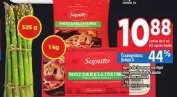 Maxi BARRE DE FROMAGE OU RÂPÉ MOZZARELLISSIMA SAPUTO offer