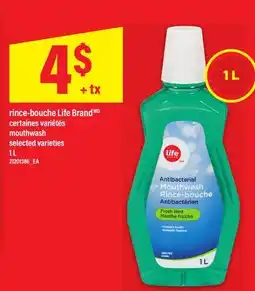 Maxi RINCE-BOUCHE LIFE BRAND | MOUTHWASH offer
