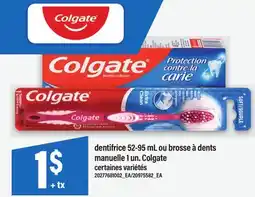Maxi DENTIFRICE 52-95 ML OU BROSSE À DENTS MANUELLE 1 UN. COLGATE offer