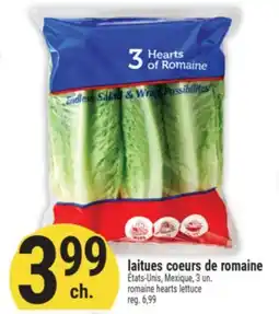 Marché Adonis LAITUES COEURS DE ROMAINE | ROMAINE HEARTS LETTUCE offer
