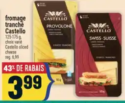 Marché Adonis FROMAGE TRANCHÉ CASTELLO | CASTELLO SLICED CHEESE offer