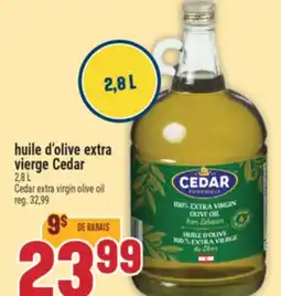 Marché Adonis HUILE D'OLIVE EXTRA VIERGE CEDAR | CEDAR EXTRA VIRGIN OLIVE OIL offer