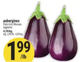 Marché Adonis AUBERGINES | EGGPLANTS offer