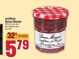 Marché Adonis CONFITURE BONNE MAMAN | BONNE MAMAN JAM offer