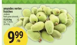 Marché Adonis Amandes vertes fraîches | Jordanie fresh green almonds offer