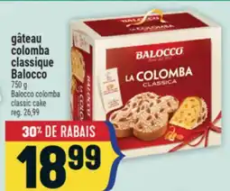 Marché Adonis GÂTEAU COLOMBA CLASSIQUE BALOCCO | BALOCCO COLOMBA CLASSIC CAKE offer