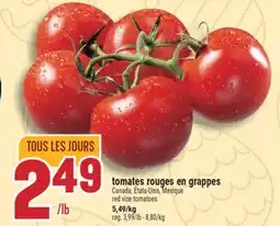 Marché Adonis Tomates Rouges en Grappes | Red Vine Tomatoes offer