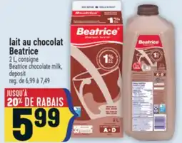 Marché Adonis Lait au chocolat Beatrice | Beatrice chocolate milk offer
