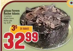 Marché Adonis Gâteau Ferrero Rocher Adonis | Adonis Ferrero Rocher cake offer