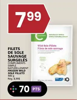 Rachelle-Bery Grocery COMPLIMENTS SIMPLE NATURELLEMENT FROZEN WILD SOLE FILLETS offer