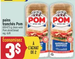 Marché Adonis Pains tranchés Pom | Pom sliced bread offer