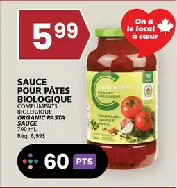 Rachelle-Bery Grocery COMPLIMENTS ORGANIC PASTA SAUCE offer