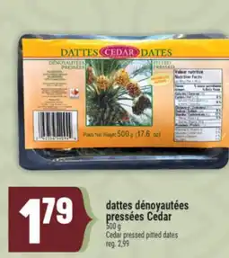 Marché Adonis Dattes dénoyautées pressées Cedar | Cedar pressed pitted dates offer
